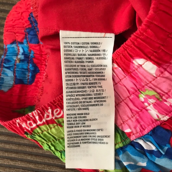 Vibrant Red Coral Mini Skirt - Picture 5 of 5